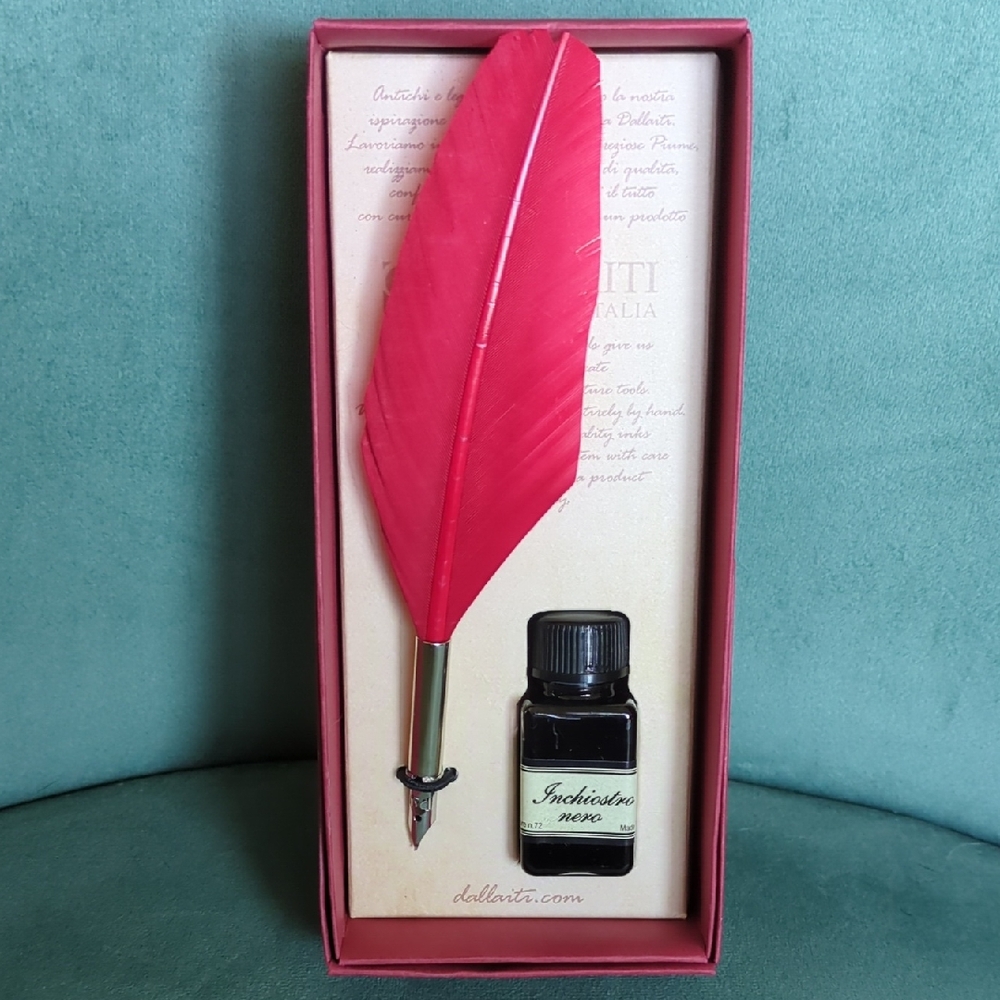 Dallaiti Quill Pen Set w/ Ink